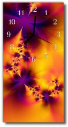 tulup. hu Téglalap alakú üvegóra Virág színe absztrakció 30x60 cm