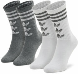 adidas 2 pár hosszú szárú unisex zokni Trefoil Crew HC9526 Színes (Trefoil Crew HC9526)