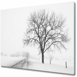 tulup. hu Üveg vágódeszka fa télen 60x52 cm - mall - 13 900 Ft