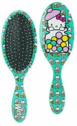 Wet Brush Perie de păr compactă, Hello Kitty, albastră - Wet Brush Mini Detangler Hair Brush Hello Kitty Bubble Gum Blue