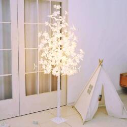Hongda Lightning Copac decorativ sarbatori, iluminat 128 LED, 170 cm, alb rece (HL-22-7W)