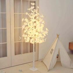 Hongda Lightning Copac decorativ sarbatori, iluminat 128 LED, 170 cm, alb cald (HL-22-7WW)