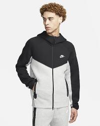 Nike Hanorac Nike Sportswear Tech Fleece Windrunner Dark Grey Heather/Black - XXL