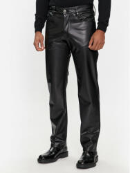 Karl Lagerfeld Jeans Bőrnadrág 240D1003 Fekete Regular Fit (240D1003)