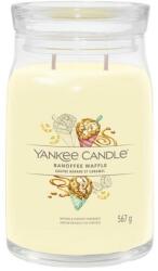 Yankee Candle Lumânare parfumată în borcan „Banoffee Waffle, 2 fitiluri - Yankee Candle Singnature 368 g