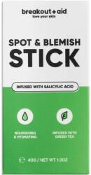 Breakout + Aid Mască de caolin pentru pielea problematică - Breakout + Aid Spot & Blemish Stick Mask with Green Tea 40 g