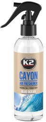 K2 CAYON Deocar - pumpás légfrissítő - Kék óceán illatú autóillatosító 250 ml