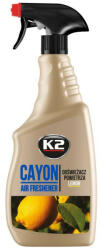 K2 CAYON Deocar - pumpás légfrissítő - Citrom illatú autóillatosító 700 ml