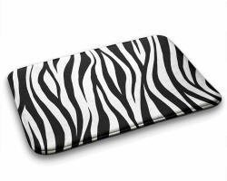 tulup. hu Zuhany kilépő szőnyeg Zebra csíkok 75x45 cm Fehér
