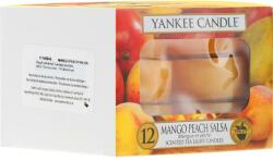 Yankee Candle Lumânări pastile - Yankee Candle Scented Tea Light Candles Mango Peach Salsa 12 buc