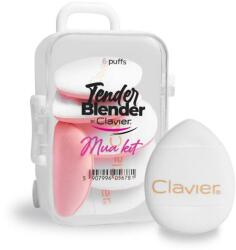 Clavier Mini set burete plat de machiaj, alb, 6 buc. - Clavier Tender Blender Mua Kit 6 buc