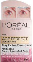 L'Oréal Cremă hidratantă pentru zona ochilor Trandafir - L'Oreal Paris Age Perfect Golden Age Rosy Radiant Eye Cream 15 ml Crema antirid contur ochi