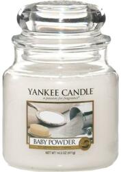 Yankee Candle Lumânare aromată, în borcan - Yankee Candle Baby Powder 411 g