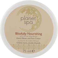 Avon Cremă pentru mâini, cot și picioare hidratantă cu unt de shea - Avon Planet Spa Blissfully Nourishing Hand, Elbow And Foot Cream 75 ml