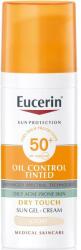 Eucerin Gel-cremă pentru față cu protecție solară - Eucerin Oil Control Dry Touch Tinted Sun Gel-Cream Light SPF50+ 50 ml
