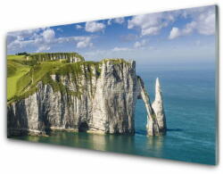 tulup. hu Akril üveg kép Cliff Rocks-tenger partja 125x50 cm 4 fogas