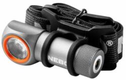 NEBO NEB-HLP-1008-G EINSTEIN 600+ fejlámpa, 600 lm - 60 lm, 90 m, 4 funkció, IPX6, USB-C (NEB-HLP-1008-G)