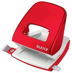Leitz Perforator WOW 5060 mini NeXXt Series, 10 coli, rosu metalizat, Leitz E50601026 (50601026)