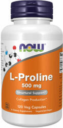 NOW L-Proline 500 mg - 120 Veg Capsules