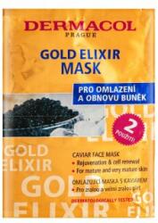 Dermacol Zen Gold Elixir mască hrănitoare Caviar Face Mask 2 x 8 ml