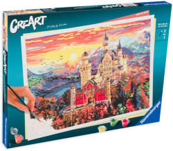 Ravensburger Set de pictură Ravensburger CreArt - Castelul fermecat (20278) Carte de colorat