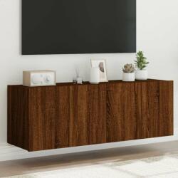 vidaXL 2 db barna tölgyszínű fali TV-szekrény LED-del 60x35x41 cm (837315) - pepita