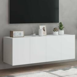 vidaXL 2 db fehér falra szerelhető TV-szekrény LED-ekkel 60x35x41 cm (837303) - pepita