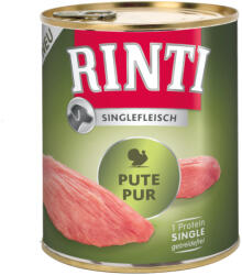 RINTI RINTI Pachet economic Singlefleisch 12 x 800 g - Curcan pur
