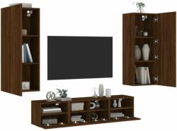 vidaXL 5 darab barna tölgyszínű szerelt fa TV-bútor (3216545) - pepita