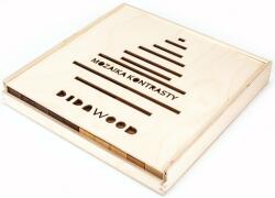DIDAWOOD DWOOD Kit de construcție Contraste într-o cutie de 100 de piese (DWM01)