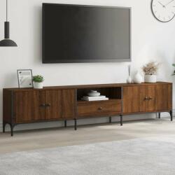 vidaXL barna tölgy színű szerelt fa TV-szekrény fiókkal 200x25x44 cm (838992) - pepita
