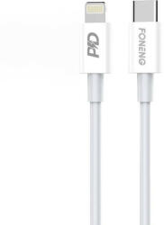 FONENG X31 USB-C-Lightning kábel, 20W, 1m (fehér) (X31 Type-C to ip) - mi-one