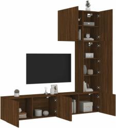 vidaXL 5 darab barna tölgyszínű szerelt fa TV-bútor (3216488) - pepita
