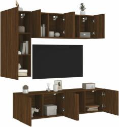 vidaXL 5 darab barna tölgyszínű szerelt fa TV-bútor (3216470) - pepita