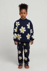 Bobo Choses gyerek gyapjú pulóver sötétkék - sötétkék 99/110 - answear - 27 990 Ft