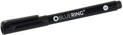 BLUERING Rostirón, tűfilc alkoholos 0, 4mm, OHP Bluering® S fekete 4 db/csomag