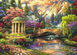 Grafika - Puzzle Chuck Pinson: Pacea grădinii - 500 piese Puzzle