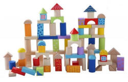 Eco Toys Cuburi din lemn Ecotoys (100 bucati)