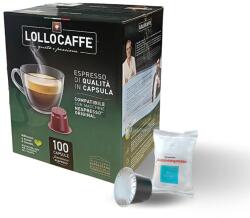 Lollo Caffé Capsule de cafea Lollo caffé Deca Espresso decofeinizat pentru NESPRESSO® 100 bucăți