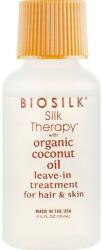 Biosilk Ulei-ser pentru păr - BioSilk Silk Therapy With Organic Coconut Oil Leave In Treatment For Hair & Skin 15 ml