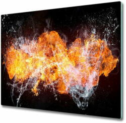 tulup. hu Üveg vágódeszka Tűz versus víz 2x30x52 cm - mall - 15 900 Ft