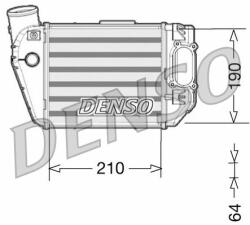DENSO töltőlevegő-hűtő DENSO DIT02021