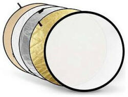 Godox 5in1 derítőlap (soft arany, ezüst, arany, transzparens és fehér) (110 cm) (D39833)