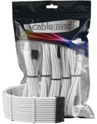 CableMod Set cabluri prelungitoare CableMod PRO ModMesh, cleme incluse, White, CM-PCAB-BKIT-NKW-3PW-R