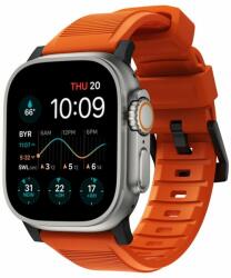  NOMAD Rugged Strap, orange/black - Apple Watch Ultra 49mm 8/7 45mm 6/SE/5/4 44mm 3/2/1 42mm (NM01217985) narancs karóraszíj Apple Watch-hoz