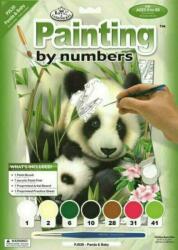 Royal & Langnickel Pictură pe numere Panda (PJS39) Carte de colorat