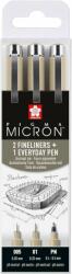 Sakura Pigma Micron Fineliner Set Architecture Технически химикалки Black 3 бр (POXSDK3UR)