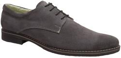 Lucianis style Pantofi barbati casual, eleganti din piele naturala intoarsa gri - PAVEL2GRI (PAVEL2GRI)