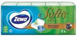 Zewa Papírzsebkendõ ZEWA Softis Protect 4 rétegű 10x9 darabos (830377) - tonerpiac