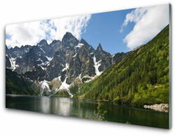 tulup. hu Konyhai hátfal panel Lake forest hegyi táj 140x70 cm